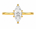 Marquise Cut Lab Grown Diamond Solitaire Ring